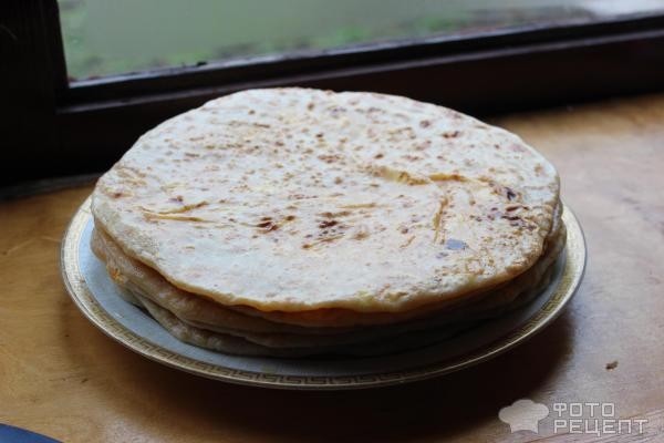 Рецепт: Хычины - с тыквой и сыром