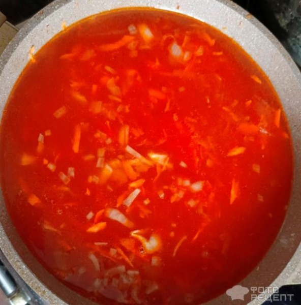 Рецепт: Минтай, тушеный в томатном соусе - с морковкой и луком