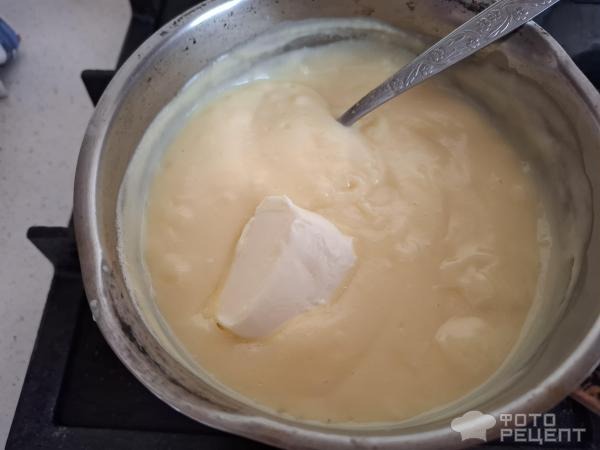 Рецепт: Десерт в стакане с заварным кремом - С шоколадом.