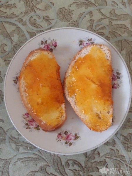 Рецепт: Мандариновый джем - Вкусный джем с небольшой кислинкой!