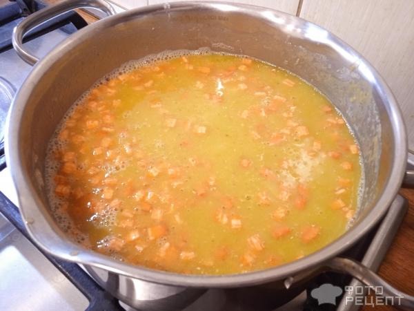Рецепт: Вегетарианский суп с чечевицей - постный овощной суп-пюре с красной чечевицей