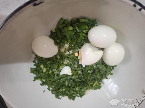 Рецепт: Жареные пирожки с яйцом и зеленым луком - Готовлю с любовью.