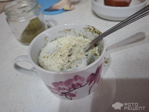 Рецепт: Белковый омлет - С колбасой и сыром.