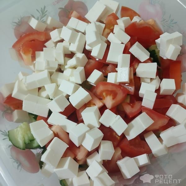 Рецепт: Овощной салат с сыром Фетакса - И с яйцом. А что ещё делать с пасхальными яйцами?))) Рецепт: Овощной салат с сыром Фетакса - И с яйцом. А что ещё делать с пасхальными яйцами?)))