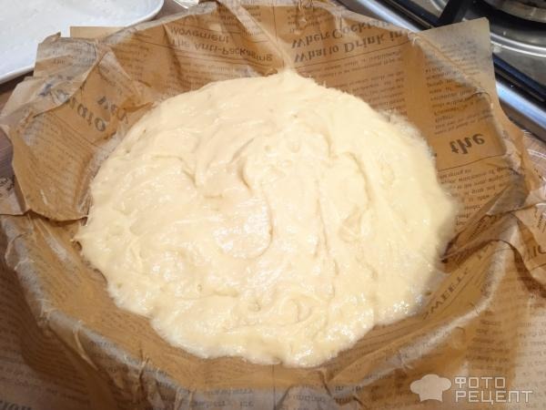 Рецепт: Пирог с замороженными ягодами - и творогом