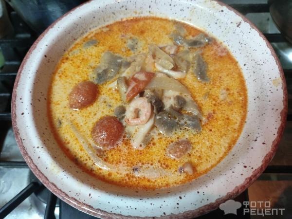 Рецепт: Тайский суп "Том ям" - Самый простой и быстрый рецепт