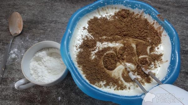 Рецепт: Шоколадный торт - Простой и вкусный.
