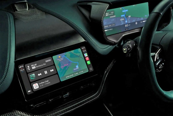 Автомобили Aston Martin первыми примерят Apple CarPlay Ultra