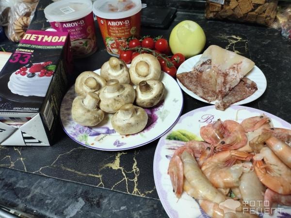 Рецепт: Тайский суп "Том ям" - Самый простой и быстрый рецепт