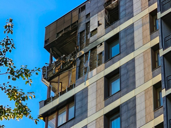 Страховая ночь после атаки дронов