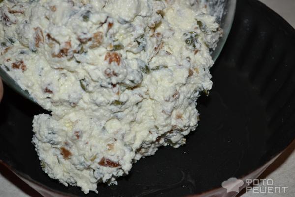 Рецепт: Запеканка творожно-фруктовая - С изюмом, тыквенными семечками и сиропом из смородины Рецепт: Запеканка творожно-фруктовая - С изюмом, тыквенными семечками и сиропом из смородины
