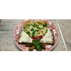 Рецепт: Куриное филе в соусе на сковороде - с кукурузой и болгарским перцем