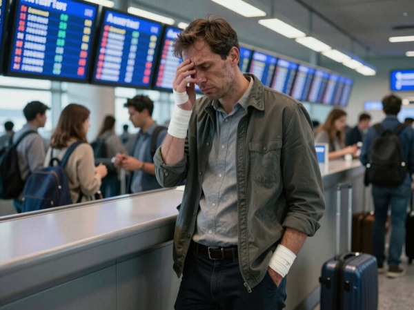 Порез мизинца в самолете довел бизнесмена до ночных кошмаров